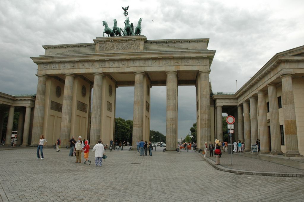 Porte de Brandebourg (coté Pariser Platz)