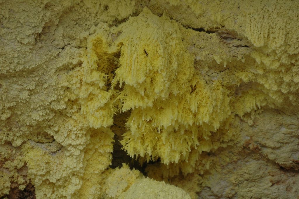 Concrétions de soufre