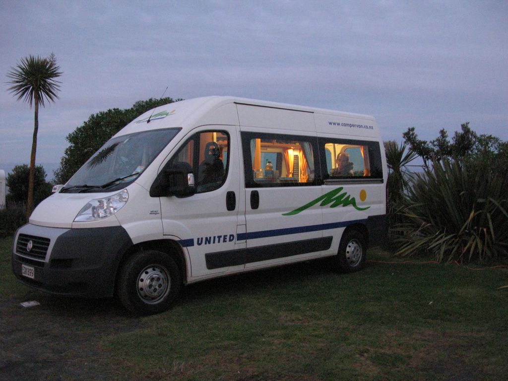 Camping avec vue sur le Pacifique