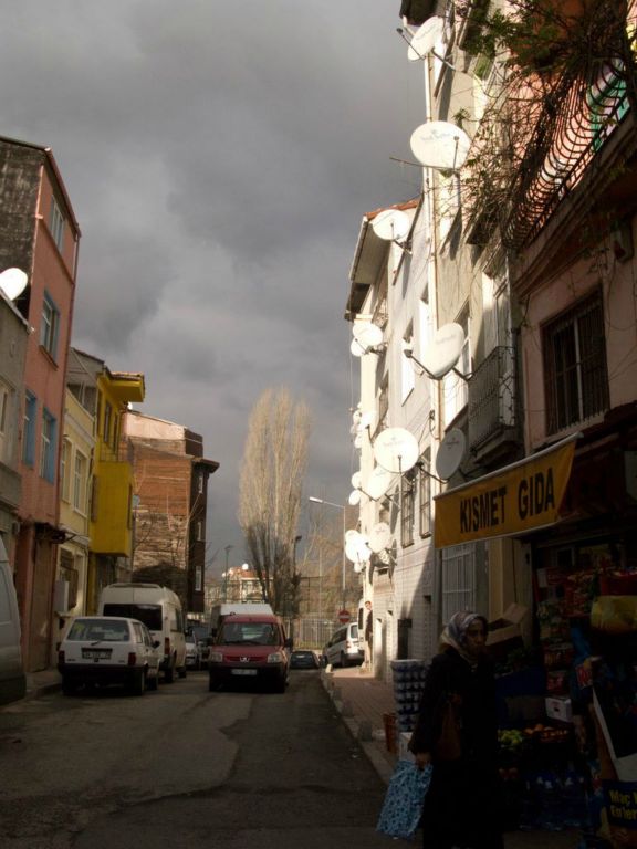 Dans les rues vers la mosquée de Soliman