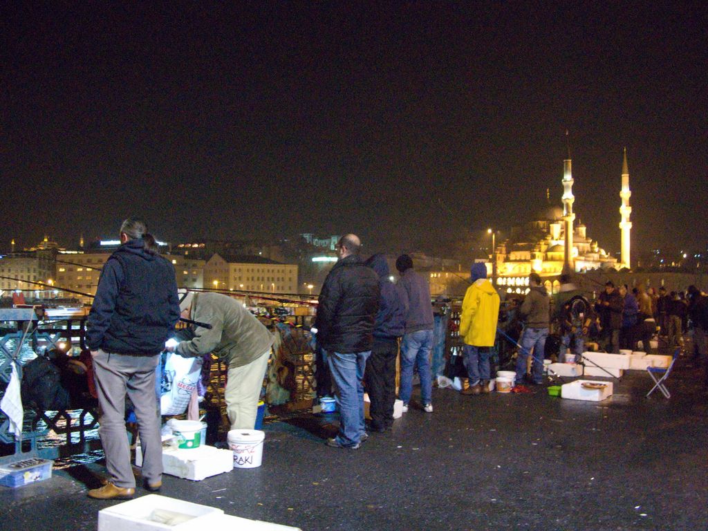 Les pêcheurs du pont de Galata