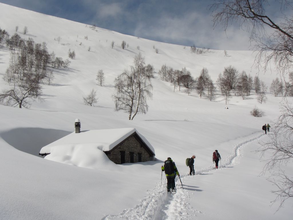 Montée vers l'Alpe di Rittana à 1760m