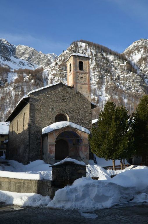 Vendredi 22 mars, une des église de Chianale