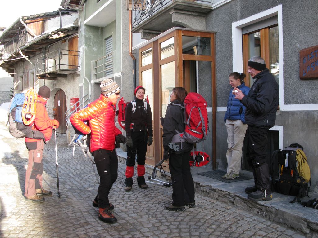 Le départ pour le col Agnel à 2744m