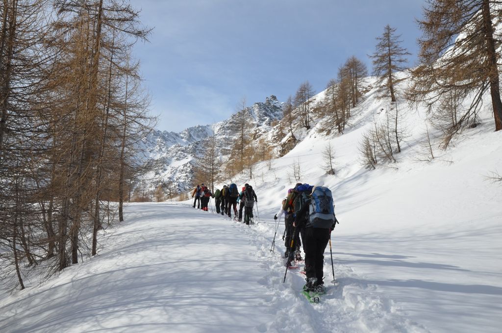 Montée vers le col Agnel