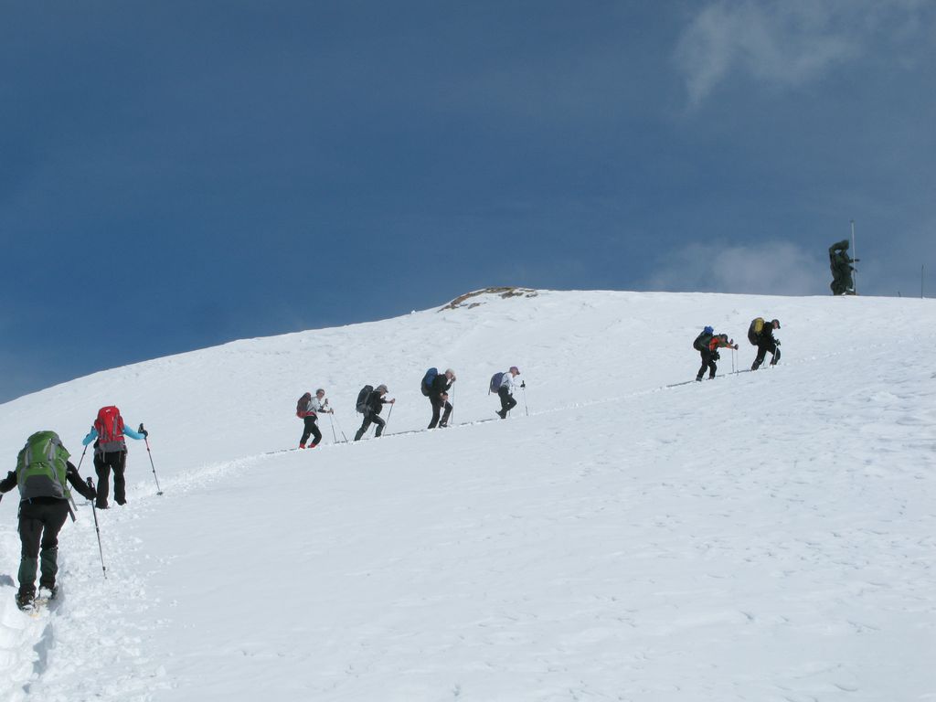 Montée vers le col Agnel