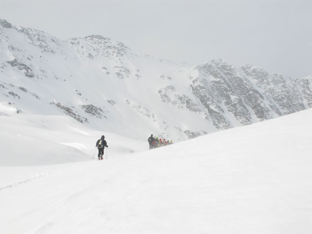 Retour vers le refuge Agnel