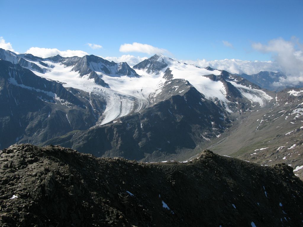 Vue sur l'ensemble de la rando à venir