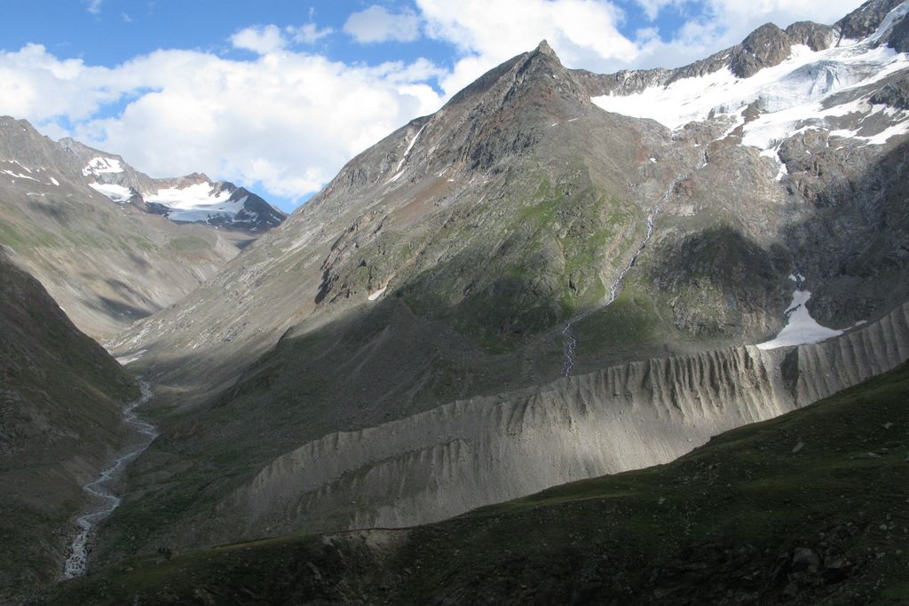 Vue depuis la terrasse du refuge