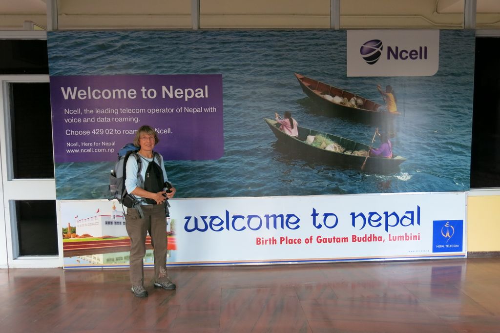 Arrivée à l'aéroport de Kathmandu