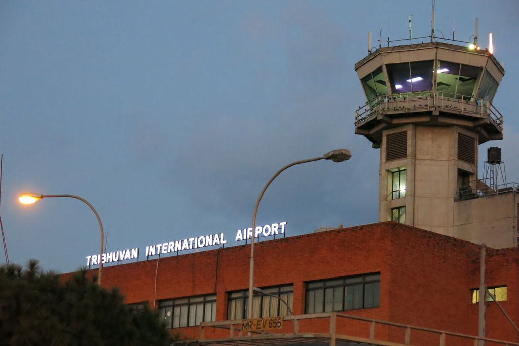 Arrivée à l'aéroport de Kathmandu