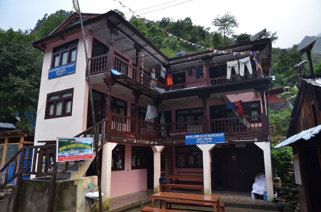 Notre lodge à Machhakhola