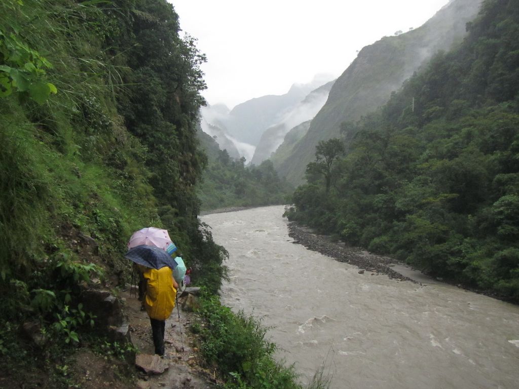 On longe toujours la Bhuri Gandaki