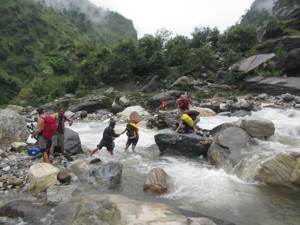 Traversée de la Rumchat Khola