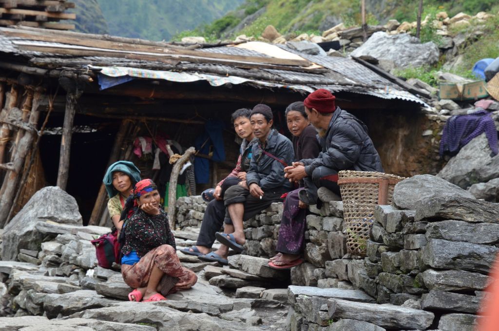 Dans le village de Chisopani