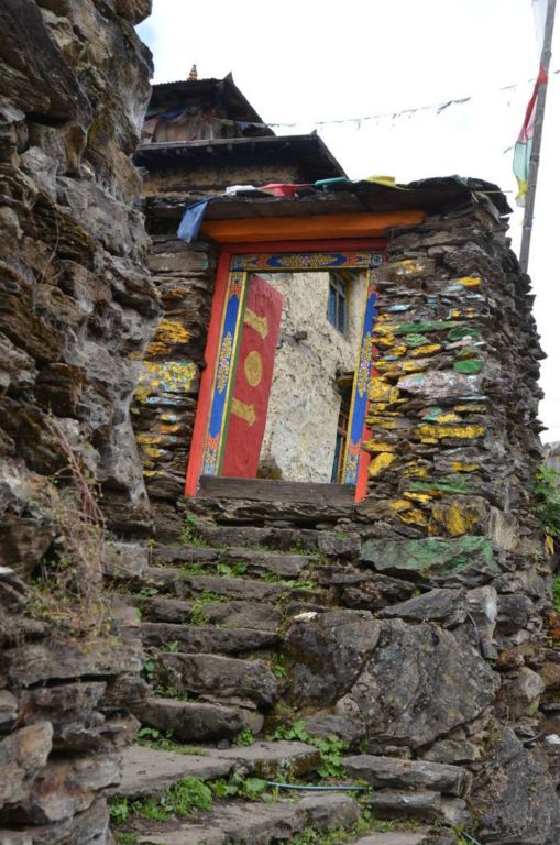 Porte d'entrée d'un temple