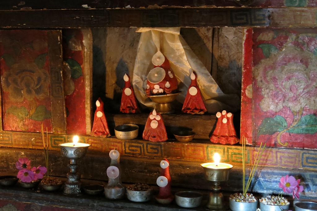 A l'intérieur du temple