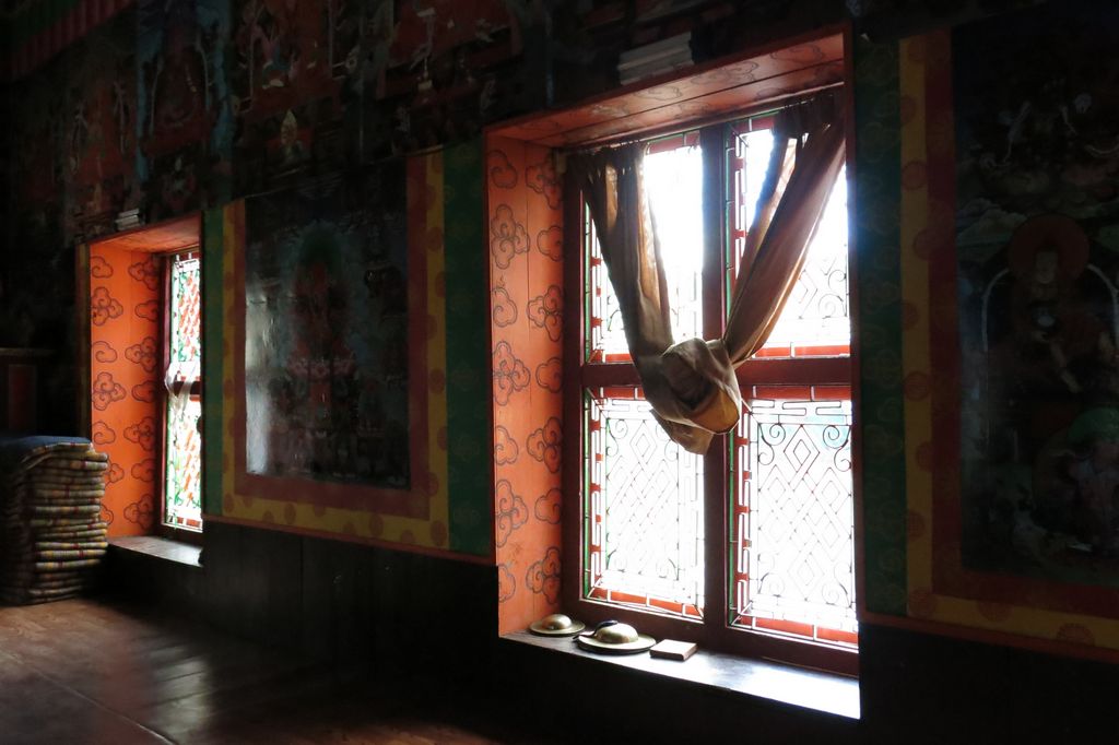 A l'intérieur du temple