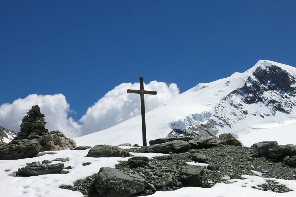 Retour à la cabane de Tracuit à 3256 m