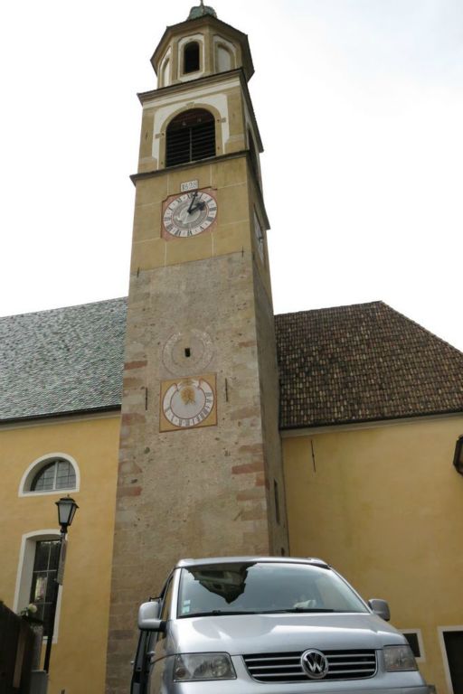 Petit arrêt à Auer, au nord de l'Italie