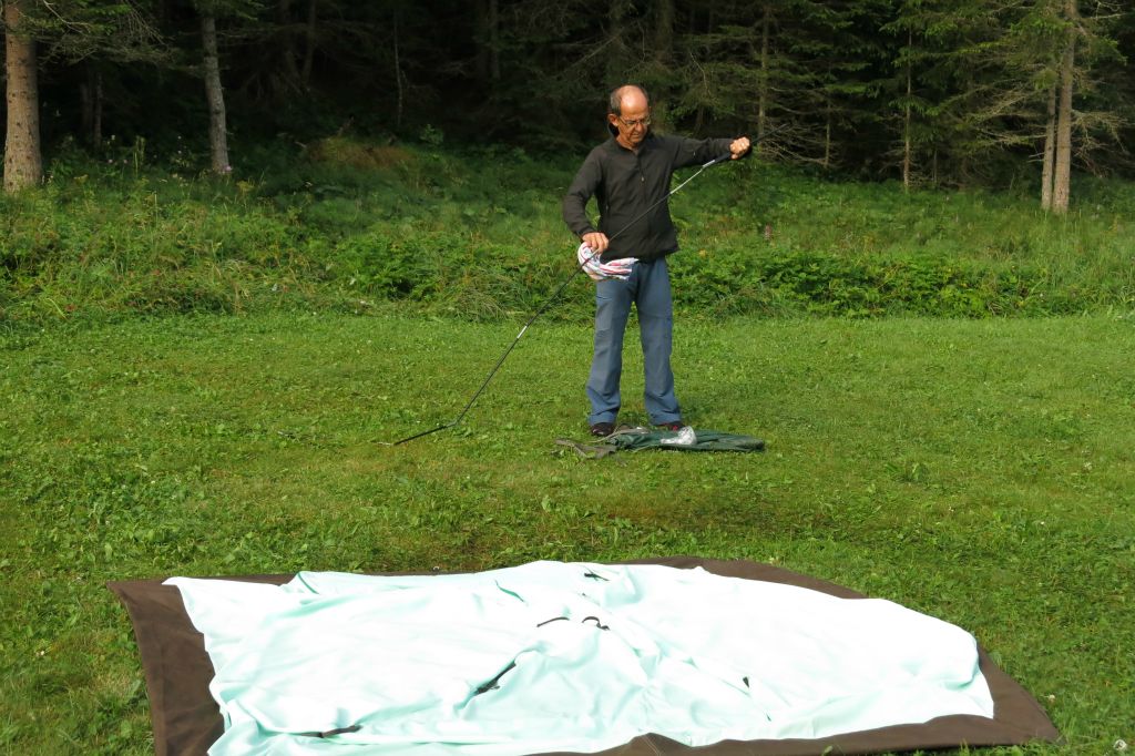 Démontage du camp