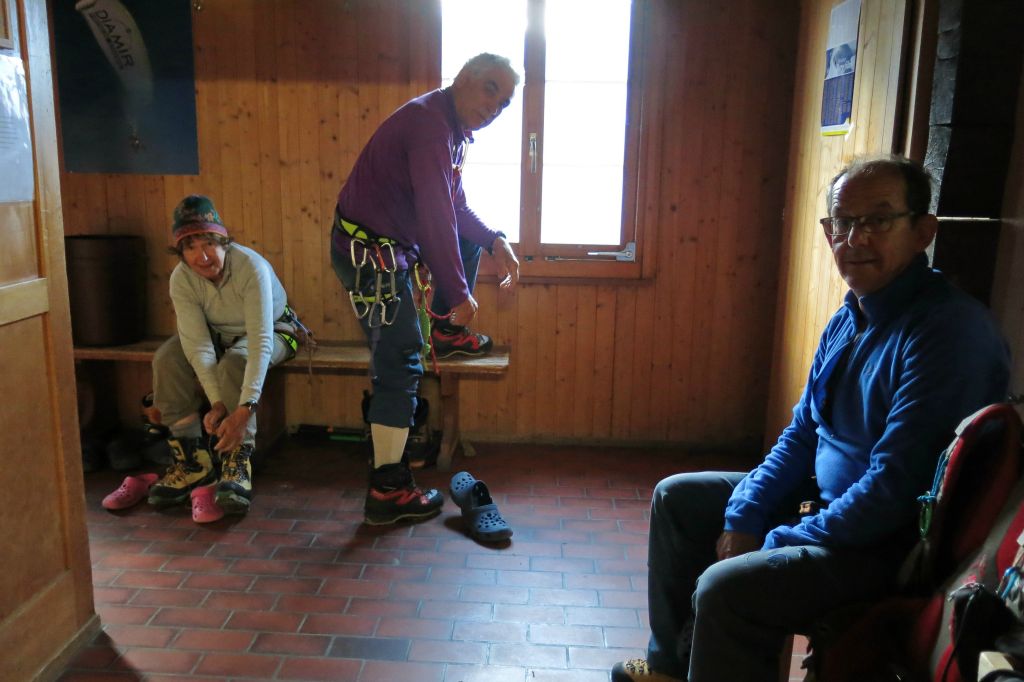 Départ pour le refuge Tschierva