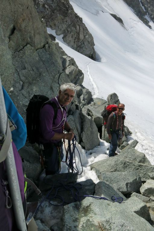 Arrivée à la Fuorcla da Boval à 3347m