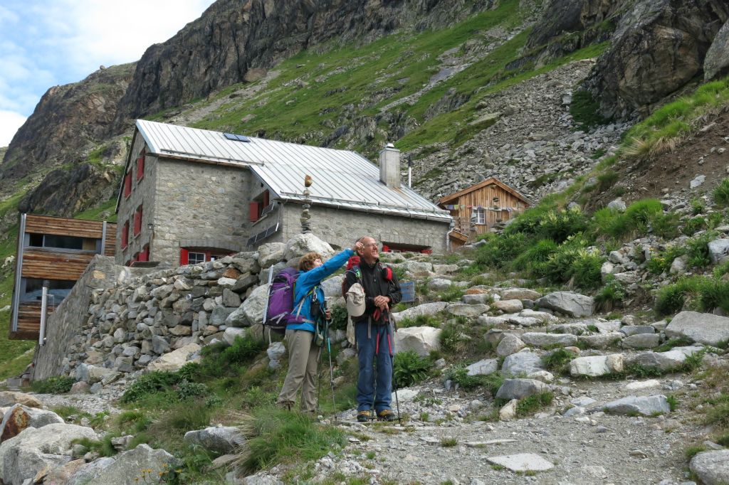 Départ pour le refuge Coaz