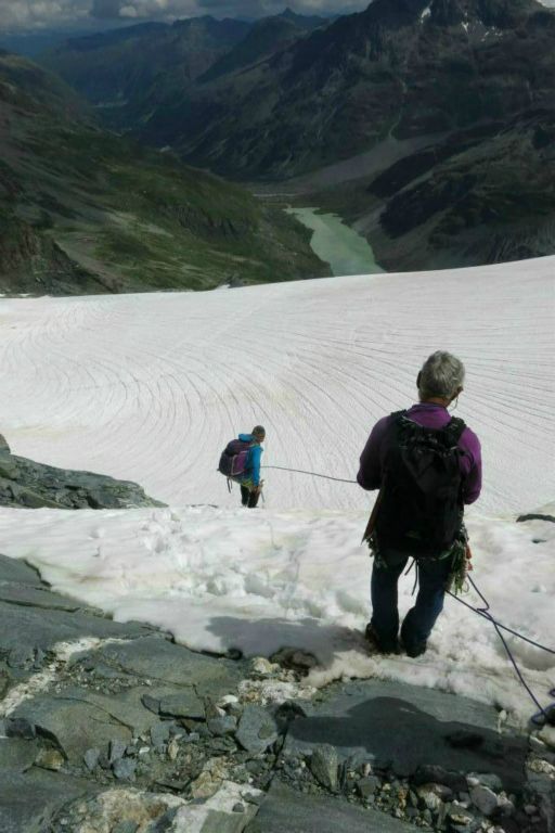 Début de la descente