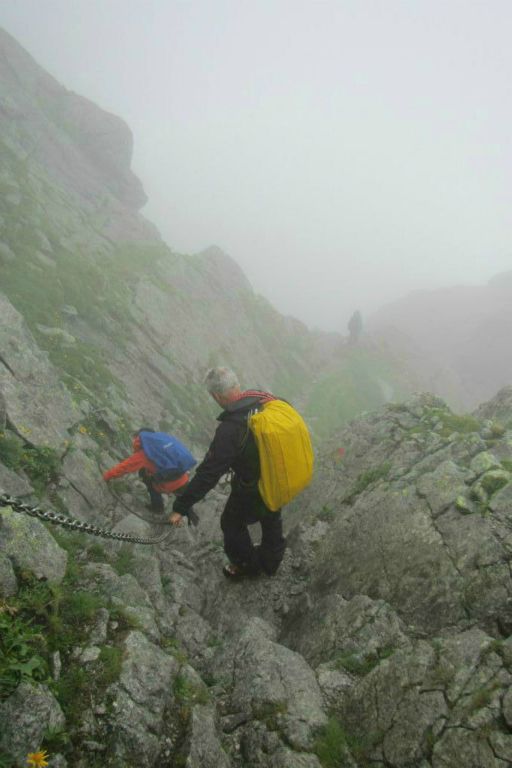 Début de la descente