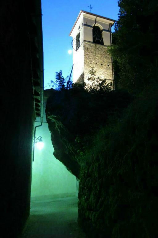 Vue sur le clocher de l'église San Martino de San Martino !