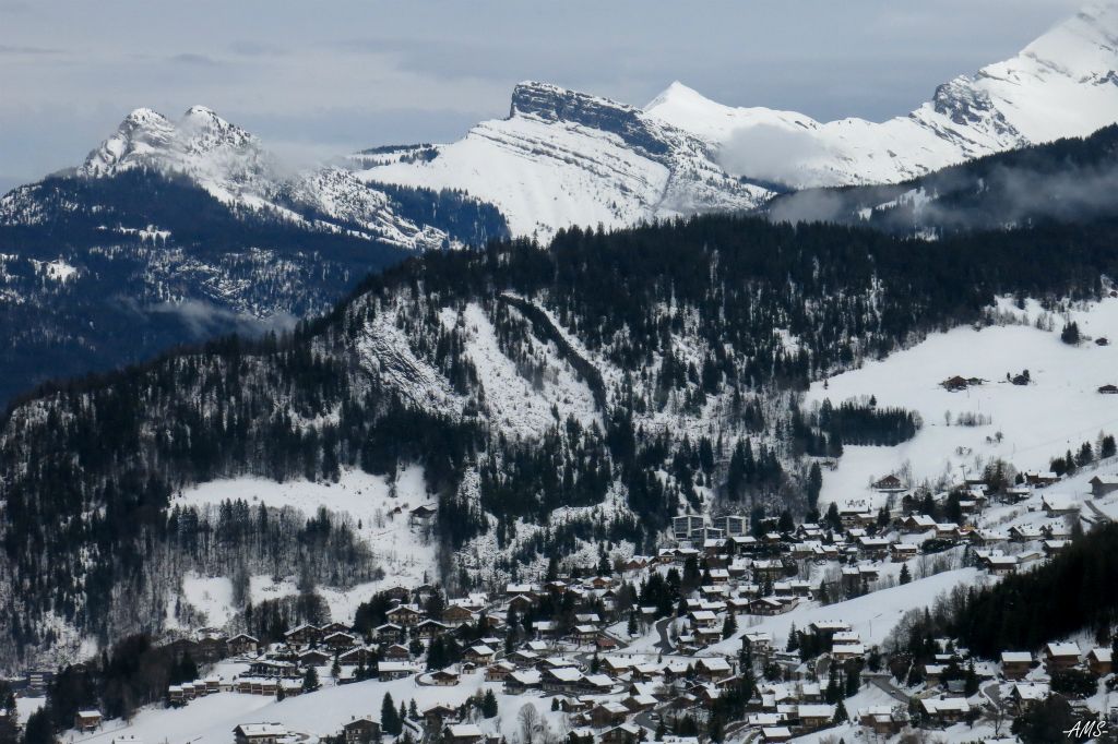 Vue sur La Clusaz