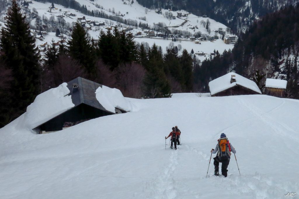 Descente sur La Giettaz