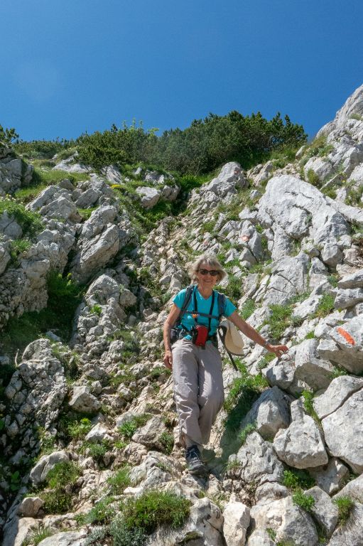 Début de la descente