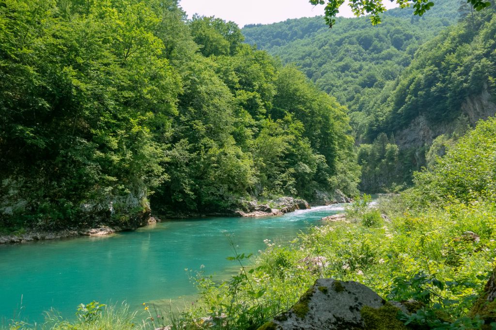Retour au pont Djurdjevica puis on suit la Tara